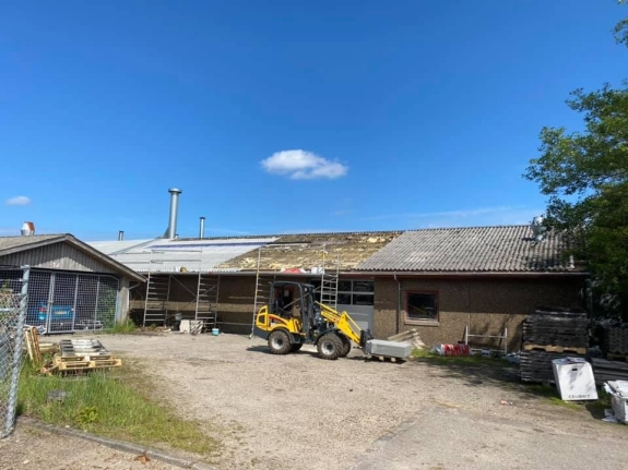 Tagrenovering i Holstebro