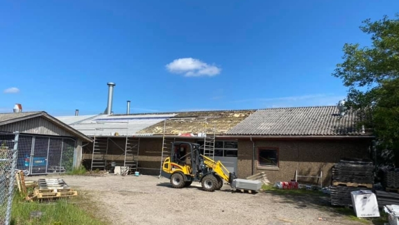Tagrenovering i Holstebro